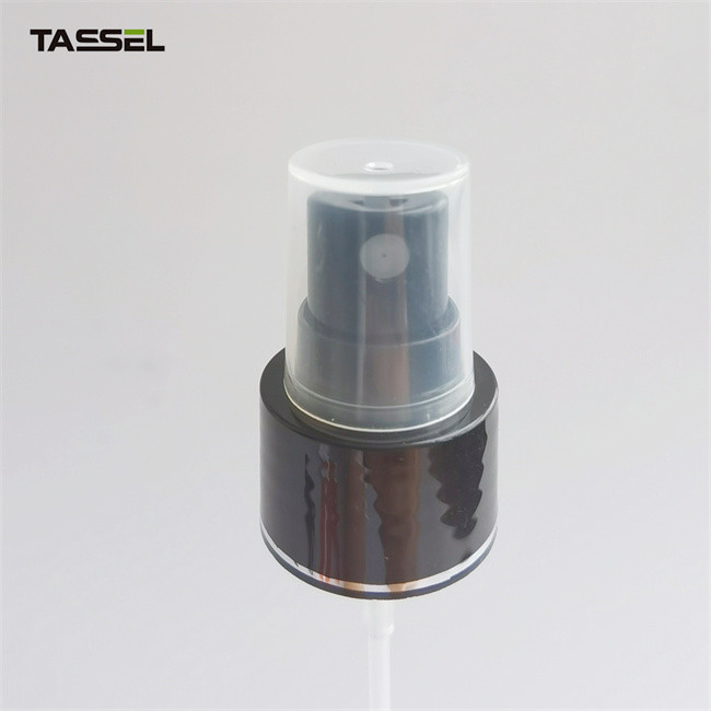 Черный точный спрейер 24/410 тумана с серебряной линией насосом брызг бутылки