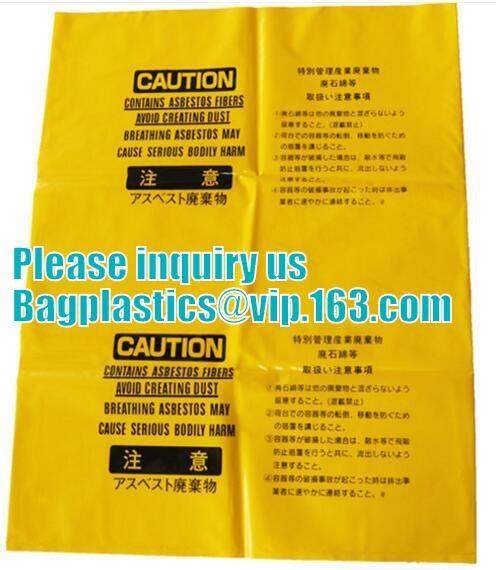 BUILDING FILMS, Asbestos bag, PE asbestos bag, building waste bag asbestos bag, building waste bag asbesto, rubble sacks