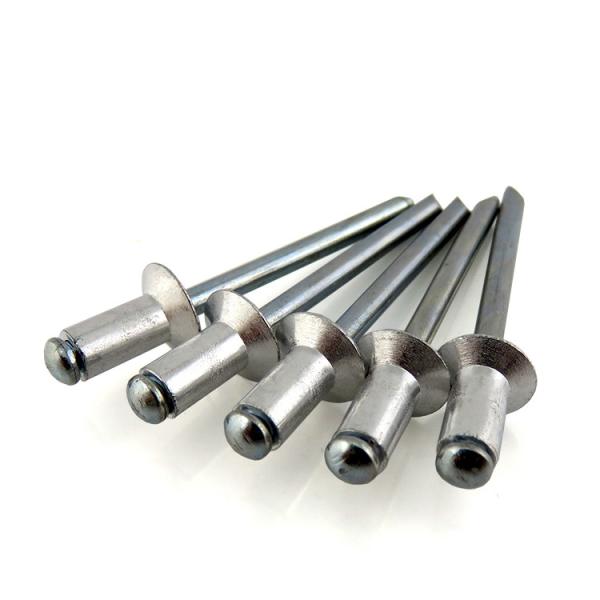 DIN 4mm Large Flange Pop Rivets Aluminium Steel Open Dome Head Blind rivet for Brands