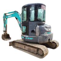 Excavadora usada Kobelco SK55 de 5 toneladas em Xangai com características originais e localizadas no Japão