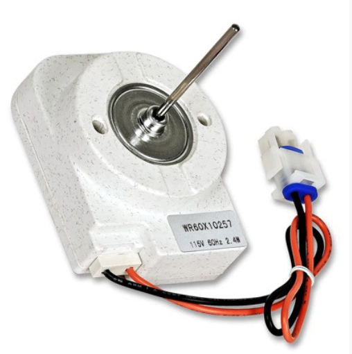 WR60X10257 Refrigerator Evaporator Fan Motor 115 Volts 60 Hertz 2.4 Watts for GE Models