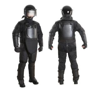 Fogo - anti uniforme retardador da polícia do terno do motim com o ISO levando