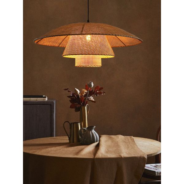 Vintage Rattan Lamp New Restaurant Pendant Lights Home Decor Dining Room Kitchen Loft Suspension lamp(WH-WP-73)