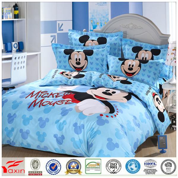 OEM Mickey Mouse Home Textiles,OEM Disney children bedding sheet sets,Microfiber Polyester bed sets