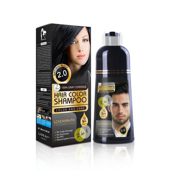 Ammonia Free No PPD Natural Planet Hair Color Shampoo  herbal extracts