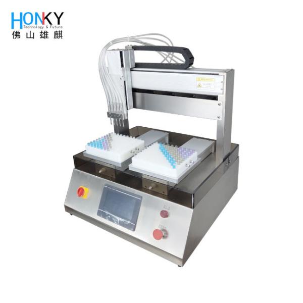 Desktop high speed essential oil filling machine with ceramic pump for cosmetic bottle packing