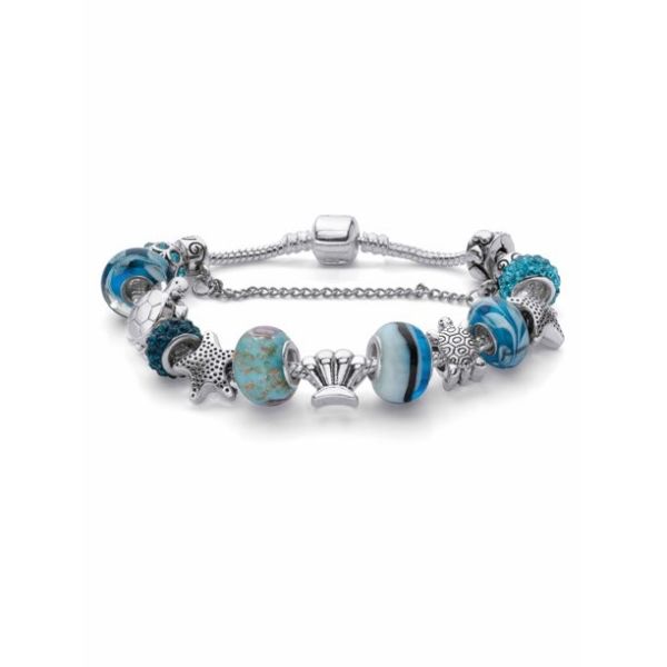 Round Blue Crystal