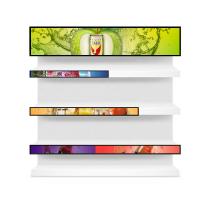 VETO 29 Inch Bar Lcd Display For Supermarket Shelves Ultra Wide Stretched Bar Screen HD Advertising Video Player
