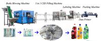 Remplissage de l'eau de gaz de soude et machine de capsulage, ligne d'embouteillage carbonatée de boissons