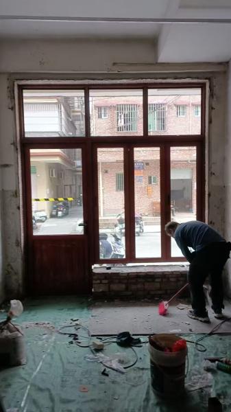 folding window aluminum balcony vertucal