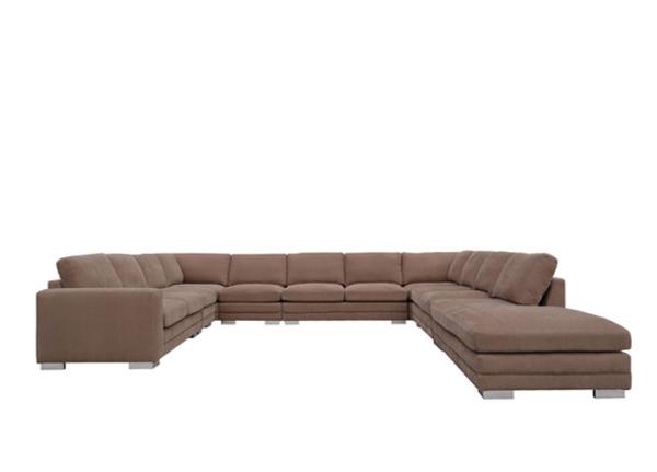 Corduroy Sectional Fabric Sofa 8 Piece Modular Sectional Sofa