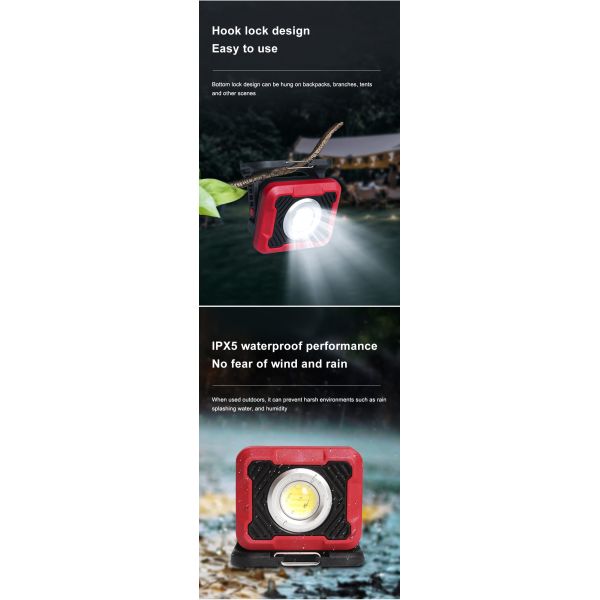 Super Bright Portable Survival Led Camping Light High Power 15w Lamp For Outdoor