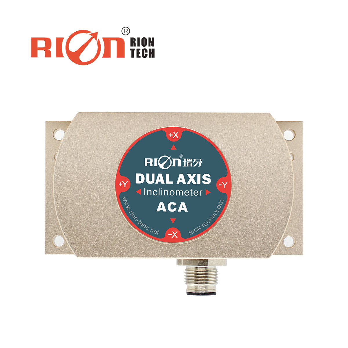 Ось ряда уклономера IP67 RS422 ±03/10/15/30° датчика наклона MODBUS двойная/одиночная