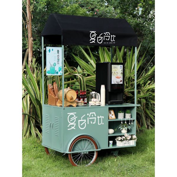 Stable Performance Galvanized Steel and Stainless Steel Tricycle for Food Delivery