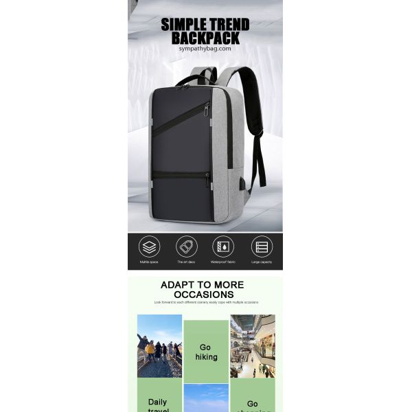 OEM Large Capacity Oxford Sports Backpacks Multifunctional For Students