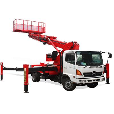 18m 20m 21m 23m 24m 25m 29m 32m 38m 45m 50m 55m Caminhão de trabalho aéreo HOWO FAW Veículo de trabalho aéreo