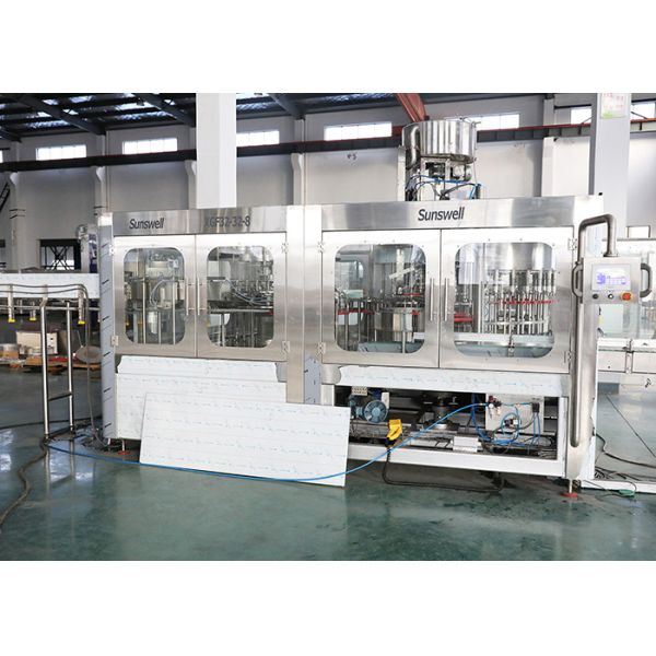 PET Plastic SUS316 500ml 3.5kw Water Filling Machines