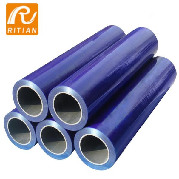 Blue Adhesion Surface Protector Film For Stainless Steel Anti Scratch Metal Sheet Protective Film