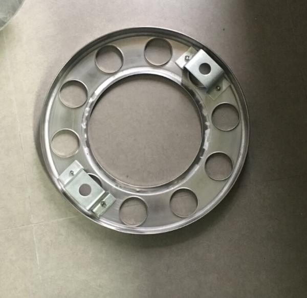 22.5 Chrome Wheel Covers , Stainless Steel Bus And Truck Wheel Center Cover Hubcap