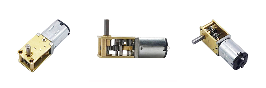 N20 Micro DC Brush Motor Horizontal Gear Reducer Для совместного использования велосипеда Умный замок, сейф, рекламное оборудование