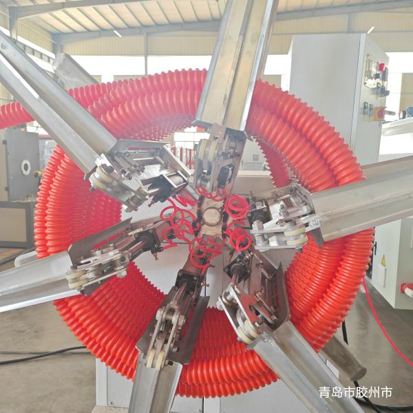 PE PP Spiral Pipe Extrusion Line Advanced Technology Winding Machine 100m/roll Power Supply 380V 50HZ
