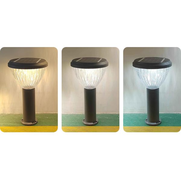 IP65 Waterproof Solar Powered Garden Lawn Pillar Lights Solar Lights For Outside