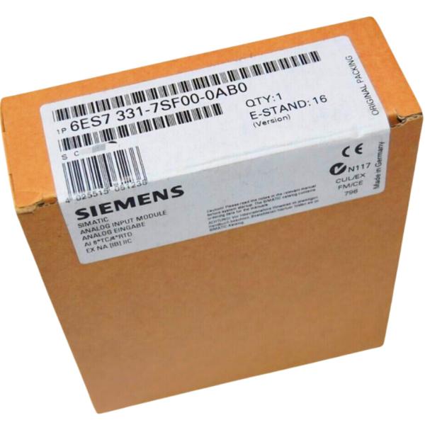 SIEMENS 6ES7331-7SF00-0AB0 SIMATIC S7, ANALOG INPUT SM 331, ISOLATED, 8 AI THERMOCOUPLES/4 AI PT100