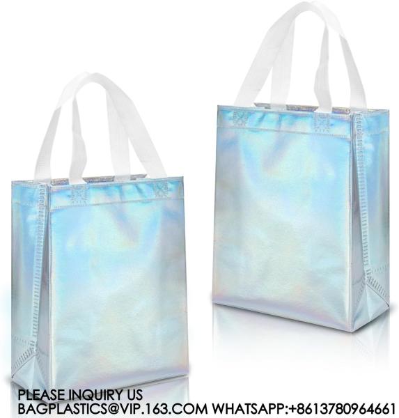 Colorful Gift Bags With Tissues – 9PCS Reusable Gift Bags Medium Size - Perfect As Goodie Bags, Birthday Gift Bag