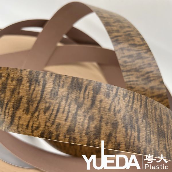 Banda flexible de borde personalizable para protección de muebles duraderos-M6418 ((Imitación de la textura de la piel de tigre de la banda de borde)