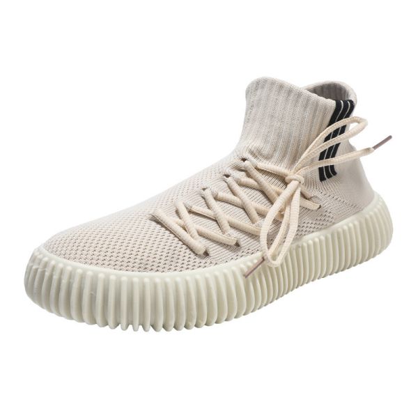 Повседневные обуви спорт высоких верхних людей носка с мягкими подошвами для Breathability