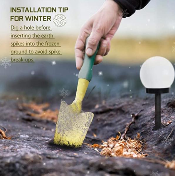 Dimmable 2 Lumens  Globe Decorative Solar Garden Lights