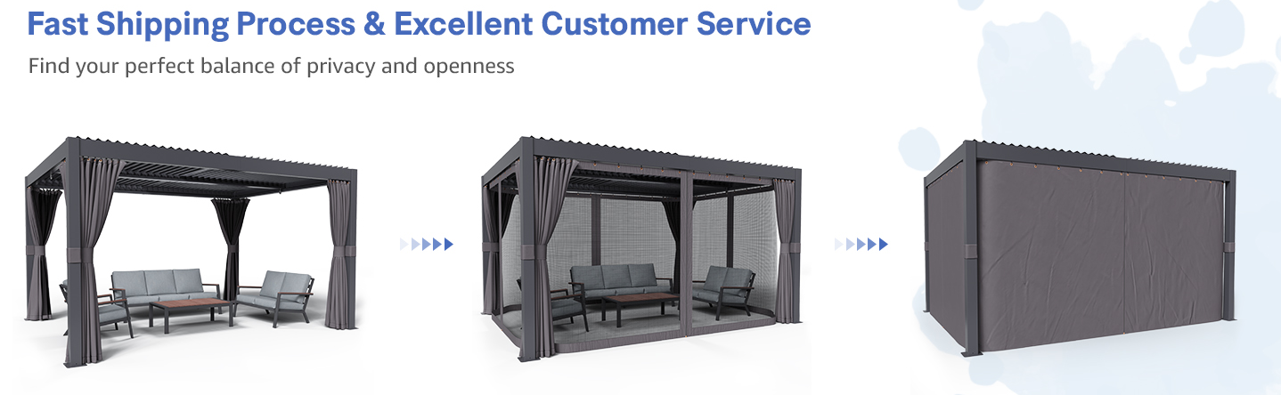 Настройка садовой электрической выдвижной крыши биоклиматическая пергола наружная алюминиевая пергола со скользящим стеклом