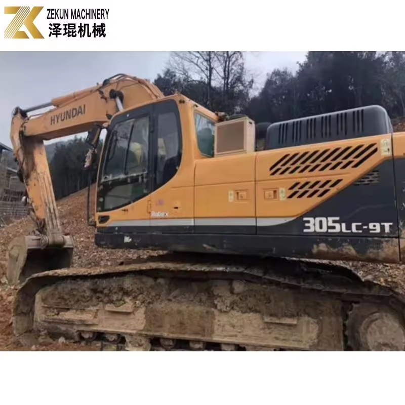 Used Hyundai R305LC Excavator 30T with Hydraulic Valve 4000Hrs