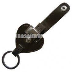 O metal e o couro encaixotam USB 009