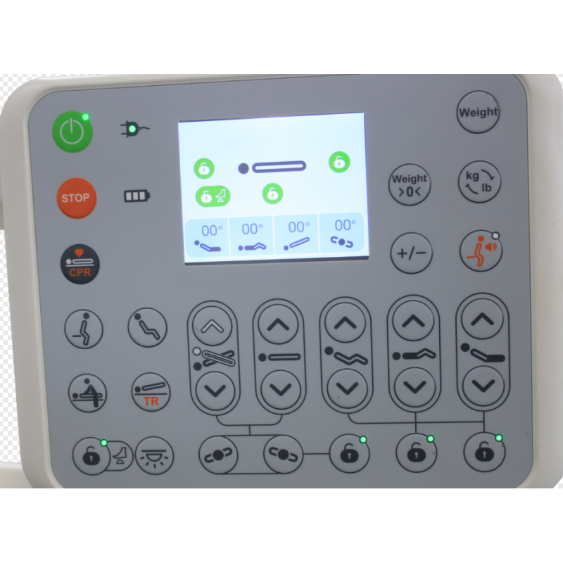 DH-III Electric Hospital Bed Electric Turning Bed with Nurse Control Panel 6 Medical Motors and Full Guardrails for Patient Safety and Comfort