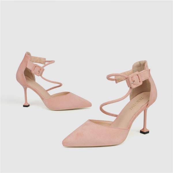 ZM031 A857-8 New Korean Style Strappy High Heel Pointed Sexy Single Shoes Women'S Stiletto Sandals Wholesale