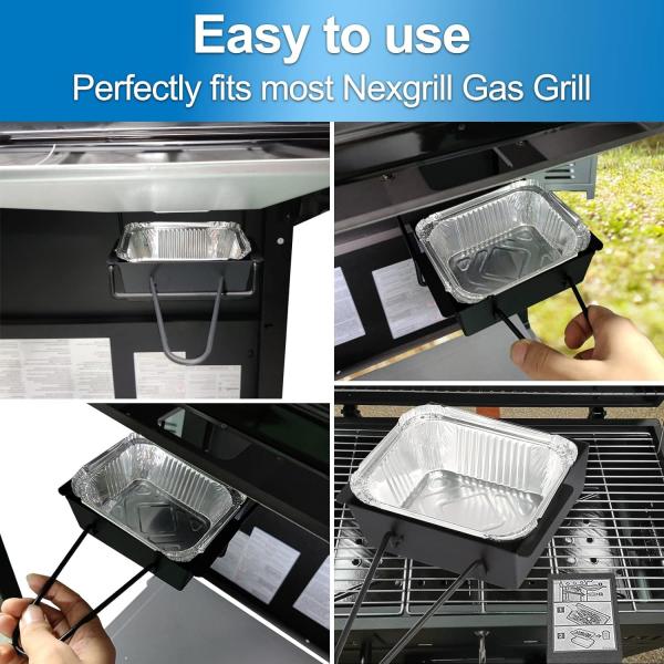 Blackstone Griddle Grease Cup Tray Holder Catcher Pan Drip Pans with Iron Structure