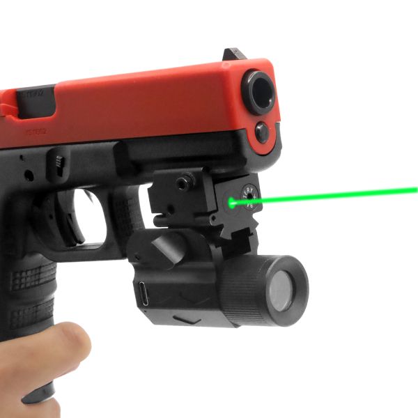 Military Grade Green Laser Sight Rifle 650nm Waterproof Low Profile