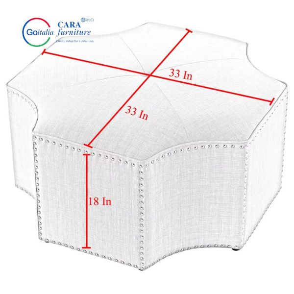BB2014 Fashionable Design Sense Home Furniture Stool Bed Bench Modern Pure White Leather Ottoman