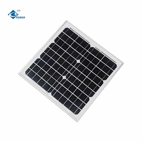 15W 18V Glass Laminated Photovoltaic Solar Panels ZW-15W-18V-M Mono Transparent Solar Panels Charger
