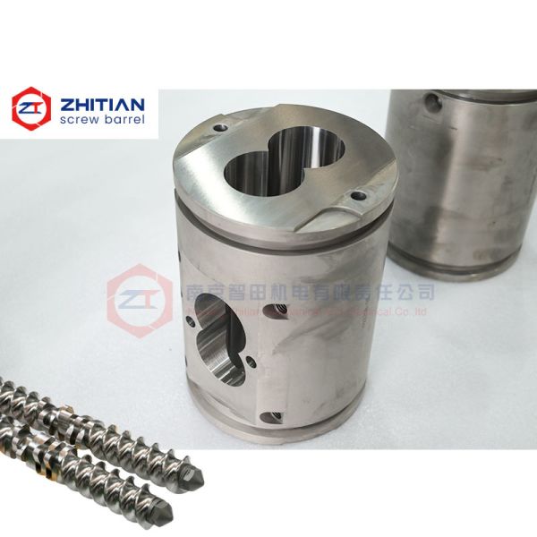 Hygienic Twin Screw Extruder Barrel with Precision-Machined Inner Bore