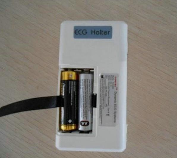 Dynamic Mobile Ultrasound Machine 24 Hours Monitoring ECG Holter 2×AA Battery