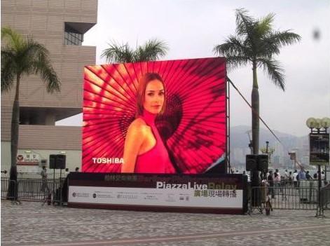 Fixed Installation/Rental Full Color LED Display Roadside Digital Signage P10 LED Tail Screen