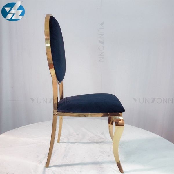 Уникальные задние кухня черноты стула банкета свадьбы и стулья обедать с драпированием бархата