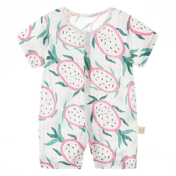 Wholesale Newborn Printing 100% Cotton Baby Romper Custom Unisex Baby Bodysuits