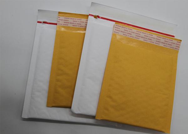 Encarregados do envio da correspondência amarelos personalizados da bolha do papel de embalagem fáceis rasgar acolchoado para o enviamento