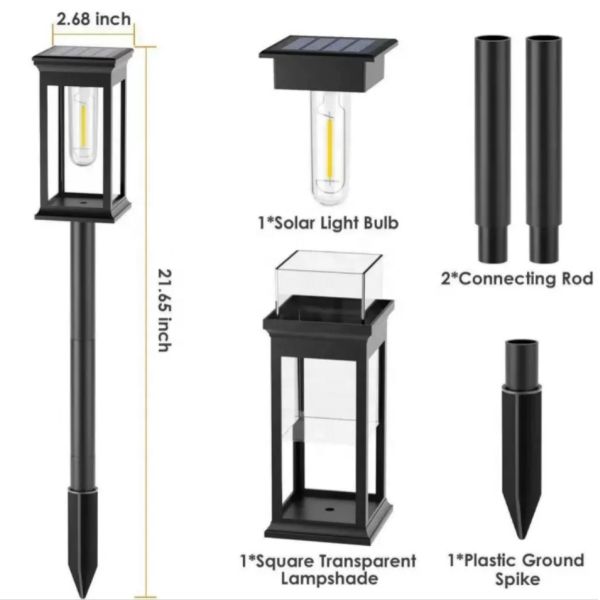 Solar Lawn Light Decoration Garden Hollow Lawn Lamp Outdoor Solar Garden Pathway Waterproof LED Light