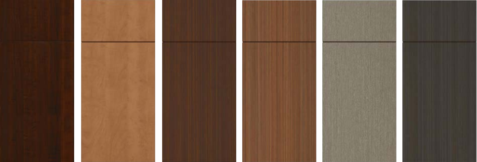 Finished Modern Style Veneer Kitchen Timber Veneer Cabinet For Old Kitchen Renovation