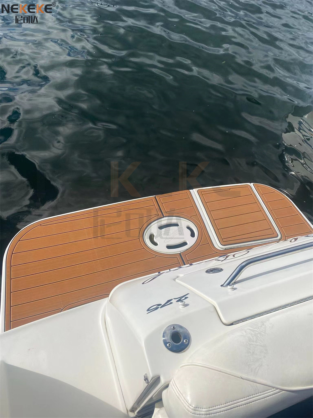 2003 Sea Ray 260 Sundancer Swim Platform EVA Faux Teak Deck Flooring Marine Mat Pad