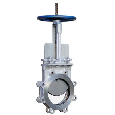 Água parafusada de aço inoxidável da válvula de porta DN65 da faca PN10 SS321